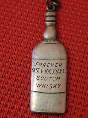 Antiguo Llavero Propaganda Whisky Publicidad 1
