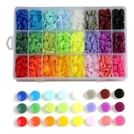 120  Broches A Presión Ibi Craft Ideal Scrapbooking 1