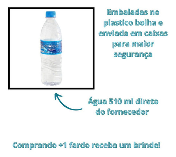 Água De Garrafa 510 Ml Pacote Com 12 Pronta Entrega Ecoleve 1