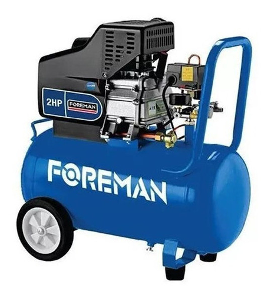Compresor 50lt 2.0hp Con Ruedas Foreman 2 Años Garantía - Sa 0