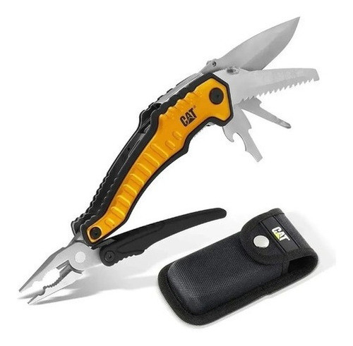 Pinza Cuchillo Multi Herramienta Cat 980045 Acero Estuche 0