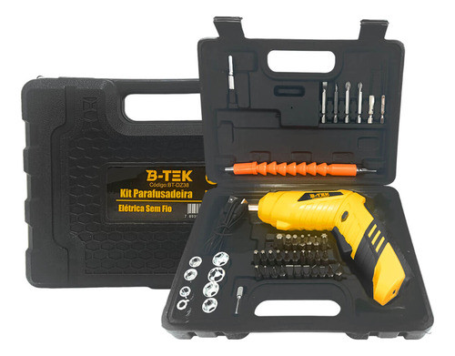 Kit Mini Parafusadeira Elétrica 3,6v 0