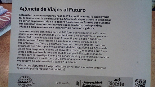Agencia De Viajes Al Futuro. Joaquin Fargas. Postal. 1