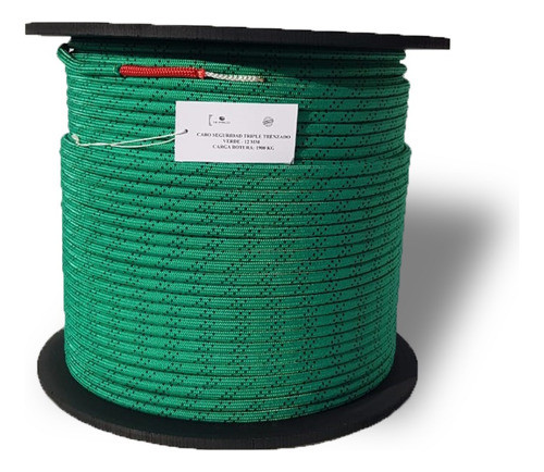 Soga Nylon 12mm X 50m Certificada Trabajo En Altura Cuerda 0