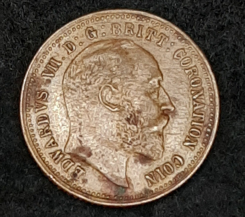 Moneda/token Del Reino Unido De 1902. Eduardo Vii Coronation 0