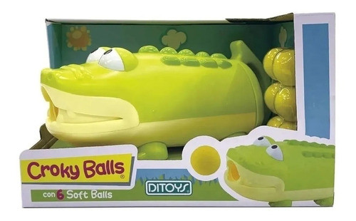Juego De Mesa Lanzador Croky Balls Ditoys 0