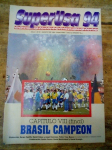 Recorte Selección De Fútbol Brasil Campeon Mundial 1994 0