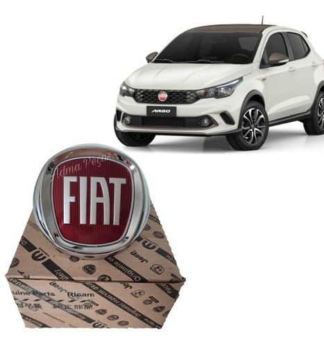 Emblema Grade Fiat Argo 2018 2019 2020 Original 0