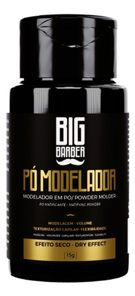 Pomada Em Pó Modelador Big Barber 15g Pacote Com 12 Unidades 1