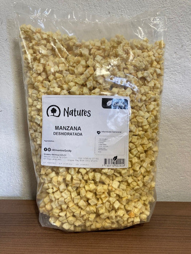 Manzana Deshidratada - Excelente - 1kg Envio 1