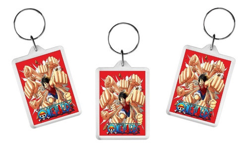 Souvenirs Llaveros Personalizados One Piece X10 0