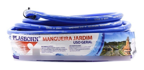 Manguera 20 Metros C/puntero Y Adaptador Plasbohn 1