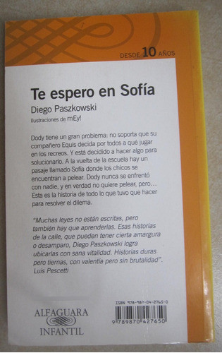 Te Espero En Sofia - Autografiado De Paszkowski, Diego. 1
