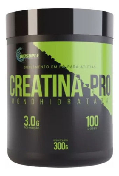 Creatina Em Pó Monohidratada 100% 3g Por Dose 300g Bio Suple 0