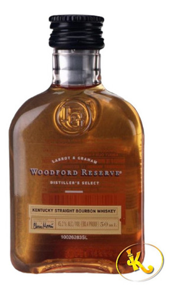 Whisky Miniatura Woodford Reserve Bourbon 50ml Souvenir 0