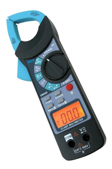 Pinza Amperométrica Digital Con Termocupla Sica 0