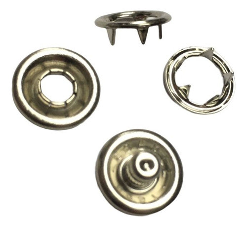 Matriz + Broche Doble Aro N°11 De Metal X 200 Unidades 0