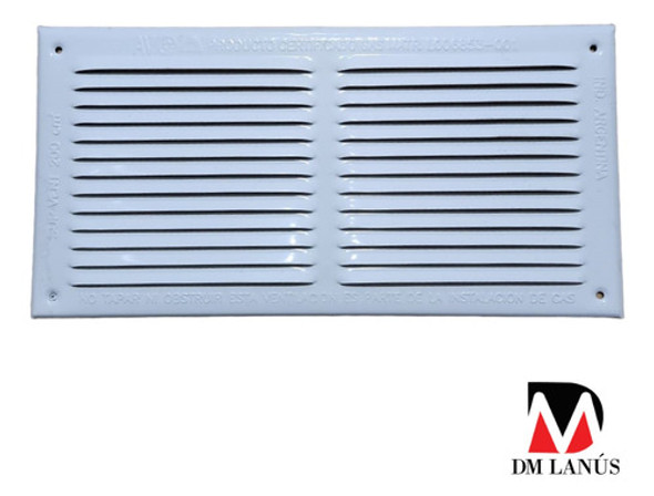 Reja Rejilla Ventilación 15x30cm Esmaltada Aprobada X 10unid 1