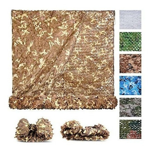 Red De Camuflaje Para Caza Deco Sombra 1.5x3m Camufl Marron 0
