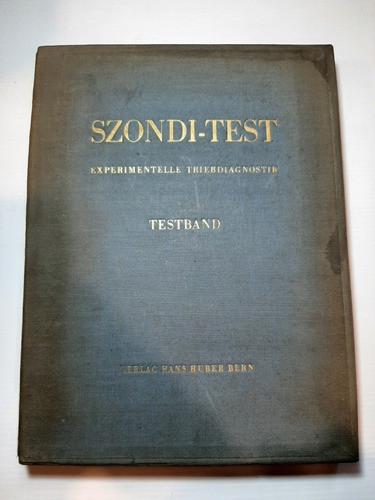 Psicología Antigua Test 1947 Verlag Hans Huber Berns Ro 1294 0