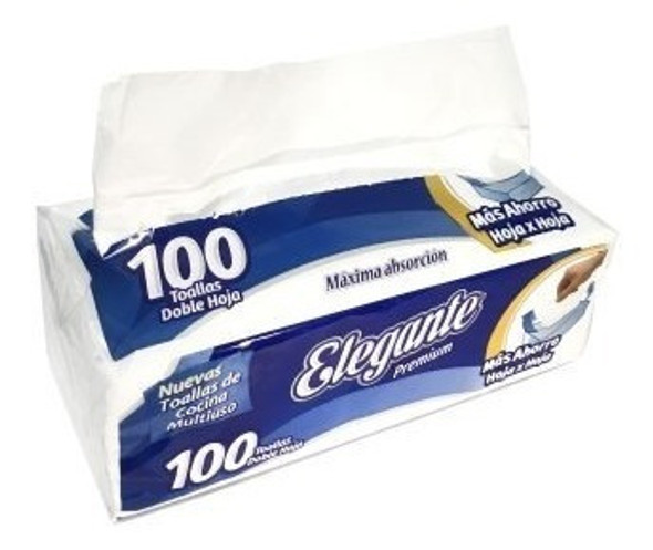 Rollos De Cocina Elegante D/hoja (10 Packs X 100 Unidades) 1