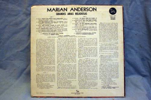 Grandes Arias Religiosas De Marian Anderson Vinilo Lp 1