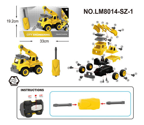 Diy Grua Para Armar Sonido Y Herramienta Ik 61 1