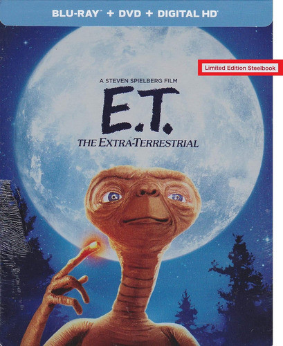 Blu-ray + Dvd E. T. El Extraterrestre / Steelbook 0