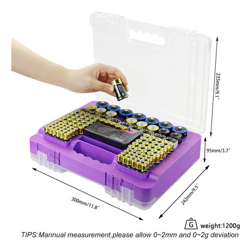 Tzy Organizador De Batera De 230 + Estuche De Almacenamiento 1