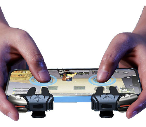 Gatillos Botones Joystick Celular Para Pubg Fortnite X Par 0