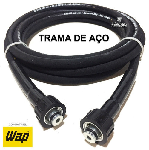 Mangueira Alta Pressão Wap Bravo 2550 - Com 07mtrs Top Aço 0