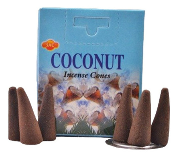Sahumerios Conitos Sac Coco 10u Monte Kurama 0