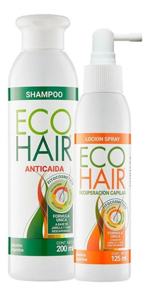 Eco Hair Shampoo Anticaída + Loción Crecimiento 0