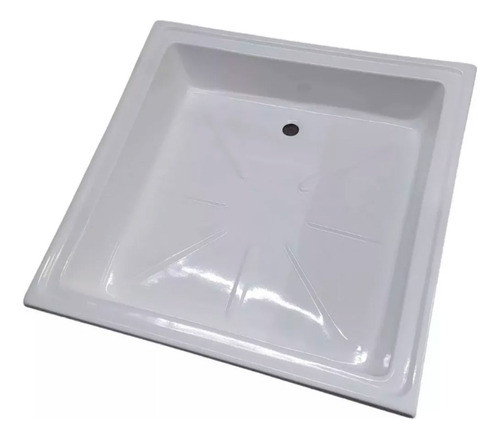 Receptaculo De Ducha 80x80cm Fibra Reforzada Baño Blanco 1