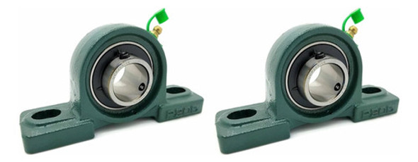 2 Soportes Ucp 205 Eje 25 Mm Ruleman Autocentrante Kit X2 0