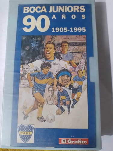 Película Original En Vhs Boca Jrs 90 Años 0