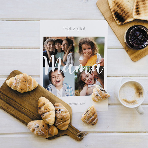 Regalo Día De La Madre Poster Imprimible Personalizado Fotos 1