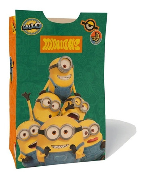 Bolsita Sorpresa Papel C/cierre X 8u - Minions 0