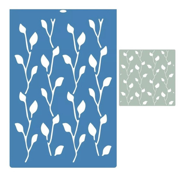 Stencils Patrones Hojas Ramas Pared 40x60cm Deco Stencil 04j 1