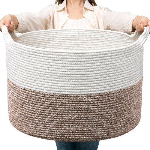 Timeyard Cesta De Almacenamiento Grande, 21.7 X 13.8 Pulgada 0