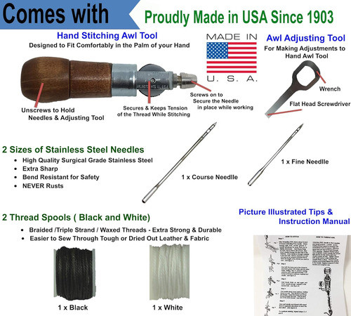 Herramienta De Costura Para Reparar Materiales Gruesos 1