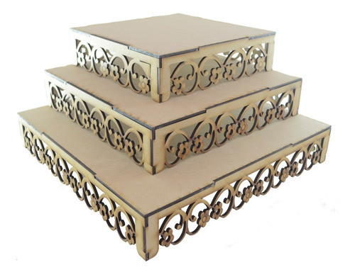 Bandejas Reversibles 20x20cm Pack X5- Desayunos - Candy Bar 1