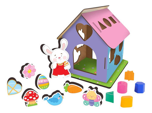 Jogo Casa Do Tom Tom Com 21 Peças Bebê Encaixe As Peças Nig 0