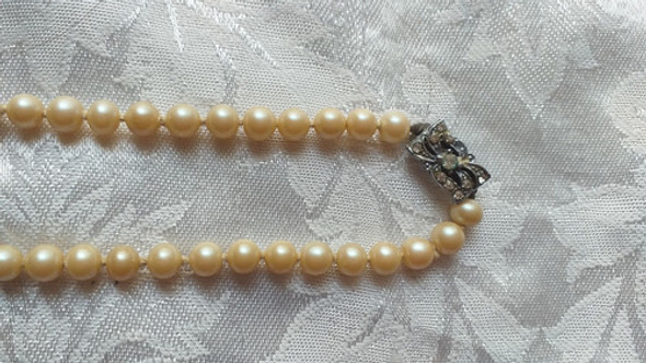 Oferta Antiguo Collar Perlas Naturales 70 Cm Última Moda 0