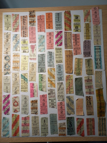 Lote De 69 Boletos Antiguos De Colectivo Capicuas 0