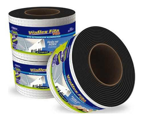 Membrana Autoadhesiva Aluminizada 15cm X 10mts Viapol G P 0