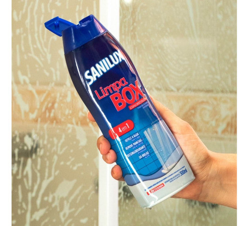 Kit 2 Limpador Limpa Box Sanilux 300ml + Espatula Transpasse 1