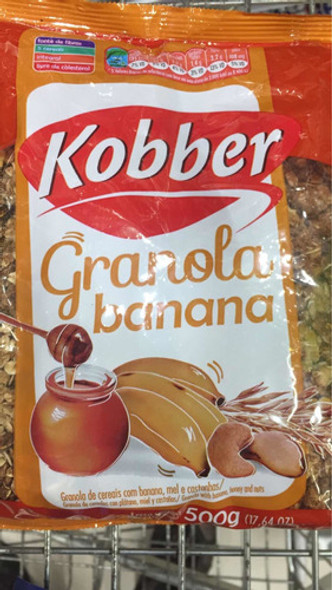 03 Un De Granola Kobber Banana Com Mel 500 G Cada. 0