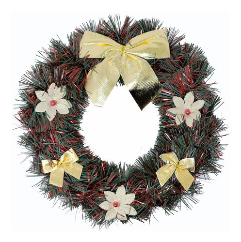 Corona Navidad 30 Cm Decorada #664 0
