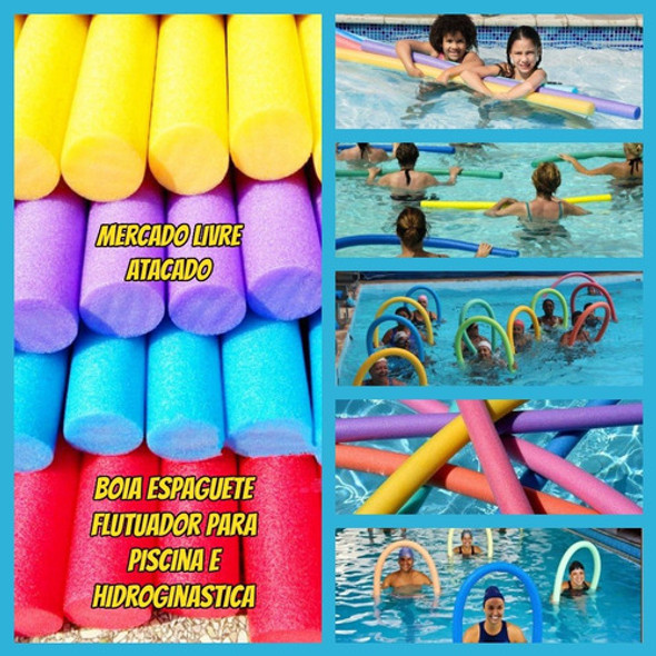Flutuador Maciço Para Piscina Natação Boia Kit Com 05+brinde 1